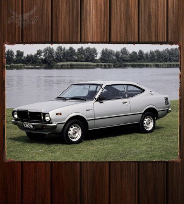 Металлическая табличка Toyota Corolla Hardtop Coupe (E37)